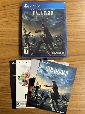 Final Fantasy XV: Day One Edition (Sony PlayStation 4, PS4, 2016) CIB Complete - Image 1 of 4