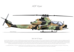 Bell AH-1Z Viper A59-005 Army 2019 - impresión de perfil A3+ - Imagen 1 de 6