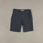 Hurley Shorts Boys Size 10 Dark Blue Dri-Fit Adjustable Waist Chino Beach Casual