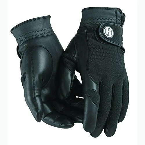 UNIQUE SPORTS HJ Winter Performance Golf Gloves Pair Ladies Large Black
