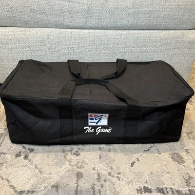 The Game Brand Hat Storage Duffle Bag Employee Issue | Big Logo Bar Lines - Image 1 of 4
