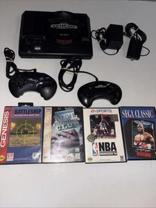 Original OEM Sega Genesis System Model 1 Konsole komplett mit 4 Spielen GETESTET - Bild 1 von 14