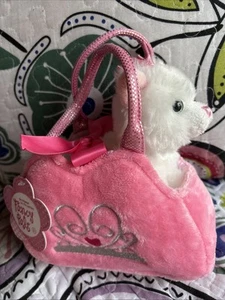 Aurora Princess Kitten Pet Carrier Fancy Pals 7 Pink Toy "Purse" Plush Cat NWT - Picture 1 of 19