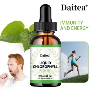 Liquid Chlorophyll Drops | 60ml | Vegan | Gluten, ALCOHOL Free - Bild 1 von 13