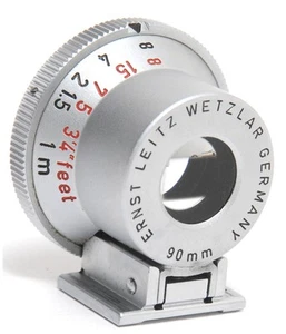 Leitz Leica SGVOO Viewfinder 9cm 90mm chrome code 12025 bright finder - Picture 1 of 5