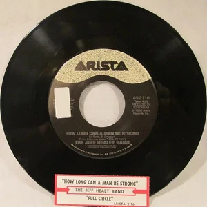 The Jeff Healey Band How Long Can A Man Be Strong Vinyl Single 7inch Arista - Imagen 1 de 1