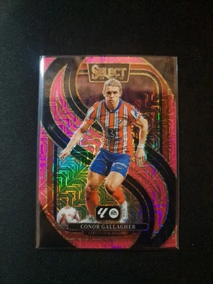 2024-25 Panini Select La Liga Conor Gallagher Pink Mojo Prizm /179 Card #192 - Image 1 of 2