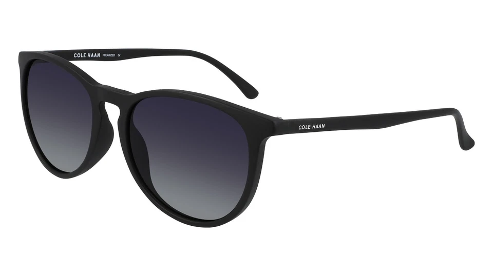 Nuevas gafas de sol polarizadas COLE HAAN CH8502 negras 55-18-140 con estuche rígido CH Foto 1 de 2