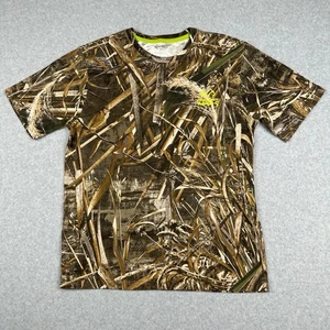 Realtree T-shirt Mens M Camo Woodland Design Short Sleeve MAX 5 Hunting Fishing - Picture 1 of 9