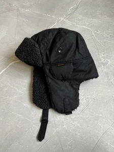 Sombrero de trampero encerado Barbour para hombre invierno negro talla L - Imagen 1 de 12