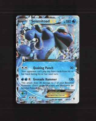 Seismitoad EX 20/111 Furious Fists Ultra Rare Holo Pokemon Card LP+ - Image 1 of 4