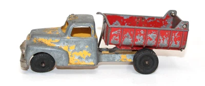 Camión de volteo Hubley diecast Ford F6 5,5" completo para restaurar años 50 Foto 1 de 4