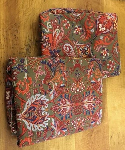 Ralph Lauren GALAHAD Vintage KING  Duvet Cover + Fitted Sheet + 2 King Shams - Picture 1 of 2