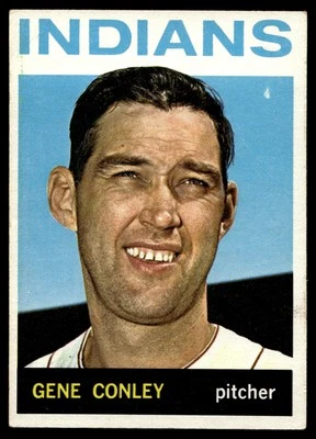 1964 Topps Gene Conley #571 Cleveland Indians Foto 1 de 2