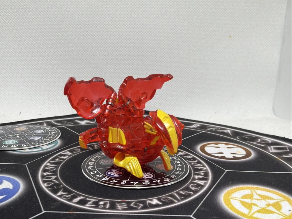 Bakugan Battle Brawlers Pyrus Translucent Rubanoid MG Japan Import Rare - Image 1 of 4