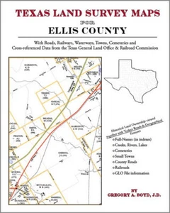 Ellis County Texas Landvermessungskarten Genealogie Geschichte - Bild 1 von 1