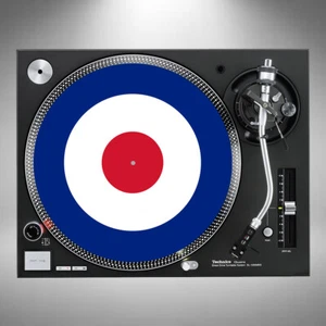 Mod 12" DJ Slipmats Turntable Rhythm and Blues Ska Scooter Pair or Single - Picture 1 of 3