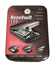 GunVault NanoVault NV100 Small Arms Safe Auto Home Travel W/ Key &amp; Cable Blk NEW