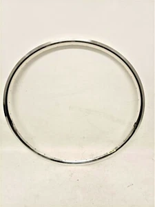 Espresso Bike Rim 700c 622 x 17 25mm Dual wall 32 Hole Polish Chrome look alloy - Picture 1 of 3
