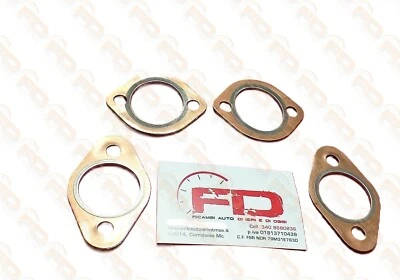 GUARNIZIONI SCARICO COLLETTORI TESTA RAME FIAT 500 126  RACING ABARTH GIANNINI - Immagine 1 di 4