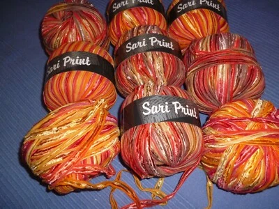 9x Lana Grossa Sari Print - Bild 1 von 4