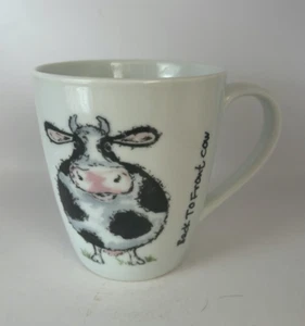 Price & Kensington Back To Front Cow Animal Range Fine Porcelain Mug Cup - Picture 1 of 7