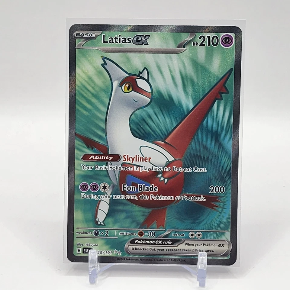 Latias ex - 220/191 - Ultra Rare - Surging Sparks - Pokemon Card - NM/M - image 1 of 1
