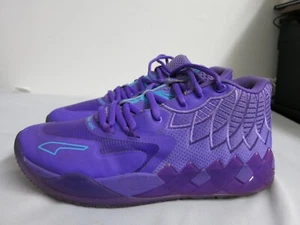 MELO 1 of 1 Puma MB.01 Queen City Purple Basketball Shoes Lamelo Ball sz 13 - Picture 1 of 10