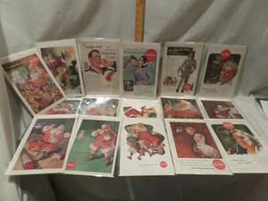 Vintage 1930s-1960 Coca Cola Ads National Geographic Magazine lot of 16 - Picture 1 of 9
