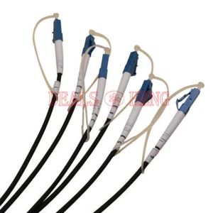 Armored Field TPU Optical Patch Cord Optical Jumper LC-LC UPC SM 6 Strand 150M - Afbeelding 1 van 1