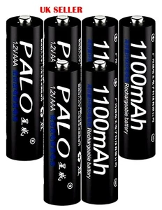 PALO 1100MAH 1.2V NI MH AAA Rechargeable batteries - Picture 1 of 3