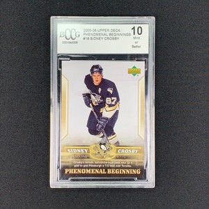 2005-06 Upper Deck Phenomenal Beginnings #18 Sidney Crosby BCCG 10 MINT