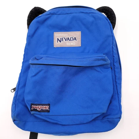 Vintage Jansport University of Reno Nevada Backpack Blue UNR Cover