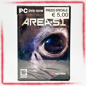 AREA-51 MIDWAY ITALIANO – SIMULAZIONE MILITARE SIGILLATO – PC COMPUTER - ALIEN - Foto 1 di 14