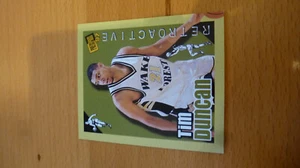 TIM DUNCAN 1997 Press Pass Double Threat Retroactive # 1   INSERT - Bild 1 von 1