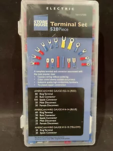 Kit de terminal de instalación de cables de CA CC automotrices macho hembra conectores de cuaderno de anillo - Imagen 1 de 4