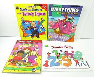 K-2 Teacher's Resources Math Science Numbers Early Learning (Lot of 4)  B16 