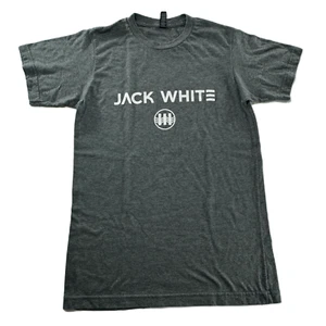 Jack White Who’s With Me? T-Shirt Size Small Double Sided Tour Gray - Picture 1 of 20