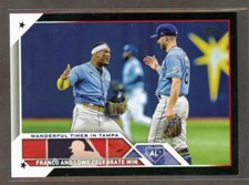 2023 Topps Update BLACK 08/72 Wander Franco Brandon Lowe #US138 Tampa Bay Rays