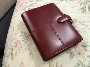 Filofax klassisch italienisches Leder rot Tasche Organizer Tagebuch - Bild 1 von 4