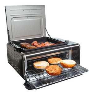 Kitchen Couture 9-In-1 Sensei XL Flip Air Fryer Oven Grill Stainless Steel - Picture 1 of 10