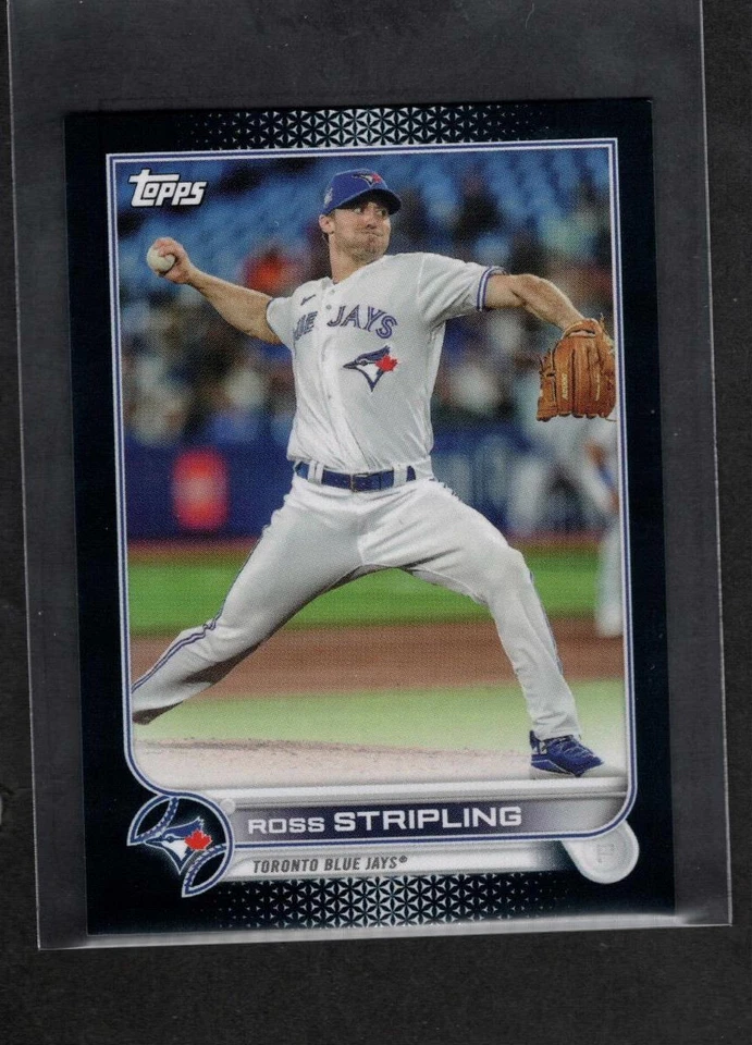ROSS STRIPLING 2022 TOPPS MINI BLACK  PARALLEL TORONTO BLUE JAYS - Image 1 of 1