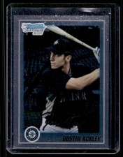 2010 Bowman Chrome Dustin Ackley Rookie G10 Seattle Mariners #BCP89