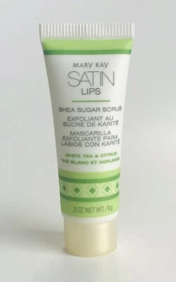 New No Box Mary Kay Satin Lips White Tea & Citrus Shea Sugar Scrub ~ Fast Ship - Image 1 of 2