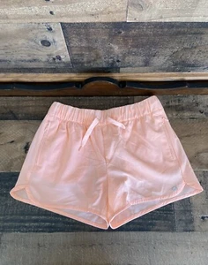 Gap Fit Girl's Brief Lined Athletic Shorts Drawstring Size L Orange NWOT - Picture 1 of 3