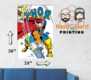 Thor #337 Marvel Comic Cover Wall Poster Multiple Sizes 11x17-24x36 - Picture 1 of 2