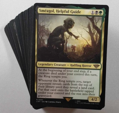 MTG Commander Deck Smeagol Helpful Guide Lord of the Rings - Image 1 of 4