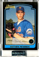 2003 (METS) Bowman Uncirculated Metallic Gold #280 Matthew Peterson/230