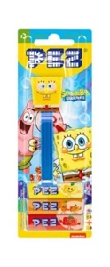European SpongeBob SquarePants PEZ dispenser (2024): Smiling SpongeBob; MOC + 3 - Picture 1 of 2