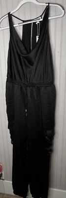 Steve Madden Mujer TRAJE TANQUE XL Negro Moderno Elegante Jogger Bolsillos Carga NUEVO Foto 1 de 4